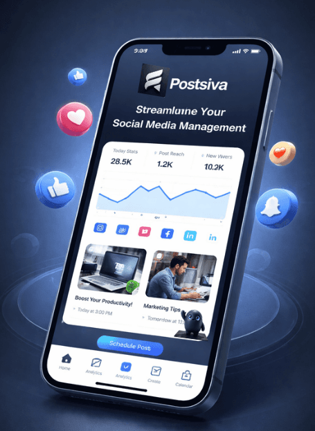 Postsiva mobile app